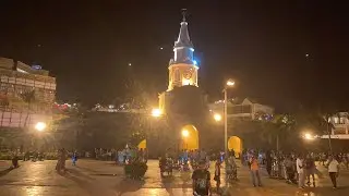 A walk at the Clock tower, Cartagena, Colombia 🇨🇴