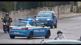 [HD - Sirena Polizia] 3x Polizia in Sirena! / 3x Police Cars Responding with Siren
