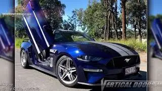 Slid Show | Ford Mustang from Australia featuring Vertical Lambo Doors Conversion Kit