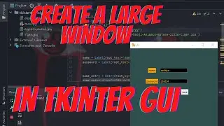 how to change size of of GUI app