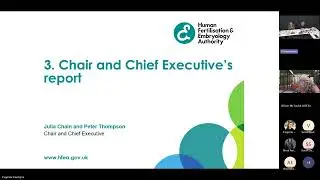 Recording of an HFEA Authority meeting on 21st January 2026