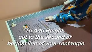Digital Pattern Height Adjustment in Adobe for Projector Sewing