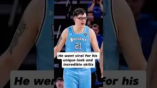 This player went viral for his unique appearance.#basketball #celebrity #shorts #sports #shortvideo