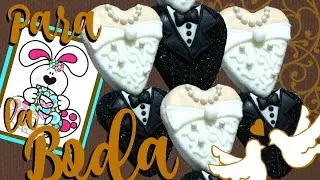 Como hacer una paleta para boda de bombón - bomgoletas - Super fácil