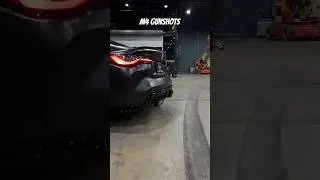 M4 SHOOTS FLAMES !! #cars #bmw #m4 #flames #shootingflames #projectgamma