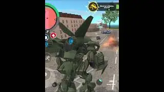 Rope Hero Vice Town (Transformer Jet Airplane fly with Helicopter robot airplane stadium) #shorts