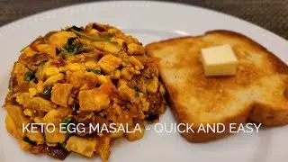 Keto Egg Masala - Quick and Easy