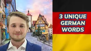 3 Words that ONLY Exist in German! | Learn German Vocabulary | German Culture
