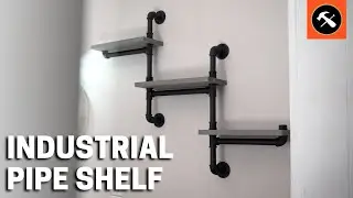 How to Assemble a DIY Industrial Pipe Shelf Kit! | Builder's Studio | Osborne Wood