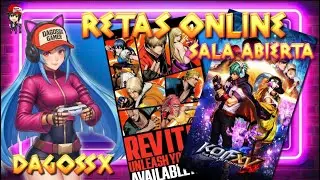 Retas online Kof xv y Fatal Fury City of the Wolves (sala y casuales)