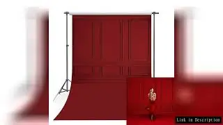 Mehofond Photography Background Christmas Red Wall Interior Xmas Party Kids Holiday Family Portrait