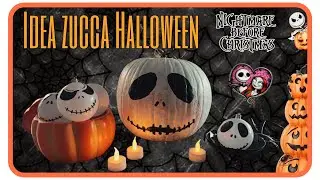 Tutorial : Zucca di Halloween dipinta Jack Skellington ( Nightmare before Christmas ) 🎃 #halloween 