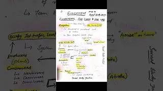 General Science || Ecosystem & its components || Jkssb || FAA || Hand Written Notes || #jkssb #exam