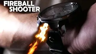 DIY Wrist Watch FIREBALL Shooter! - Control Fire With Your Hand!!! (Amazing Magic Spy Device)