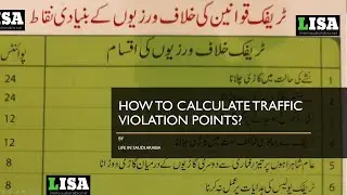 How to calculate traffic violation points in KSA?