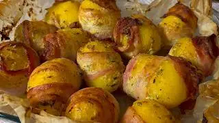 Bacon Wrapped Potatoes - How to Make Bacon-Wrapped Potato Bombs in the Oven