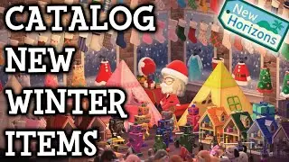 Catalog NEW Winter Items Again! | ACNH Speed build &ldquo;Santa&rsquo;s Toys&rdquo;