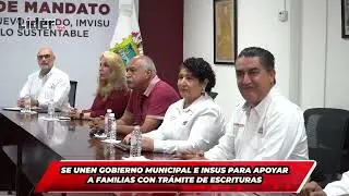 SE UNEN GOBIERNO MUNICIPAL E INSUS PARA APOYAR A FAMILIAS CON TR&Aacute;MITE DE ESCRITURAS