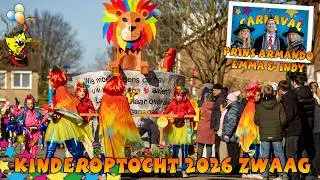 Kinderoptocht Carnaval Zwaag 2026 Prins Armando HD
