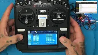 Mobula7 FlySky Edition Setup Part 3 - TX16S Switches and RSSI on OSD from Cyclone FPV