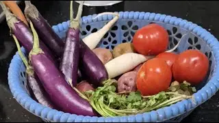 aloo baingan ki bhujiya aur roti #recipe#food