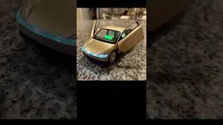 Tesla Cybercab Robotaxi Diecast Alloy Model Car, Pull Back Toy, with Light, Sounds Opening Doors