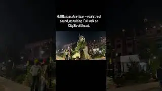 Full uncut Hall Bazaar night walk is on my channel: CityStrollUncut 🎥