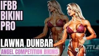 Lawna Dunbar in Angel Competition Bikinis IFBB Bikini Pro