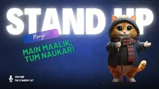 Cat Roasts Humans! 😂 | Mango Cat Standup Comedy | Mango Cat ne ki Insaano ki Bezzati