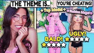 I Forced *TOP PLAYERS* To Do INSANE Challenges in DRESS TO IMPRESS MASTER SERVERS!! (2)