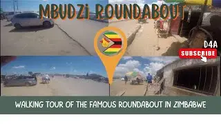 Walking tour of the famous Roundabout in Zimbabwe 🇿🇼