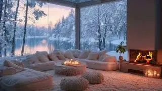Quiet Snowy Lounge Piano | Dreamy Piano Atmosphere for Night Sleep & Concentration