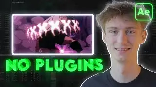 3D Rotating Text (NO PLUGINS) | Ae Beginner Tutorial
