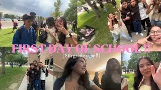 MY FIRST DAY OF SCHOOL !!!! ( 8th grade ) !! 