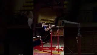 елена яремина! урок! #acrobat #jump #акробатика #gymnast #гимнастка #прыжок #bars #sports   #trick