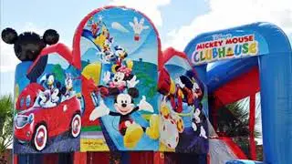 Mickey Mouse 5 in 1 Inflatable Combo Bounce House Rental