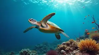 Relax at the Reef Peaceful Ocean Sounds | Relaxe com Sons calmos do Oceano