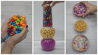 Hypnotic Bead Reversal, Xylophone Magic, Sorting Balls, ASMR Bead Tower, Marble Run Relaxation