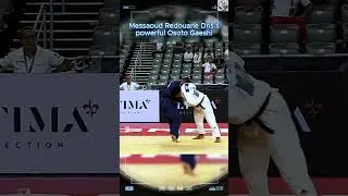 Messaoud Redouane Dris's Powerful Osoto Gaeshi: A Judo Masterclass! 🌟🥋 #shorts #judo