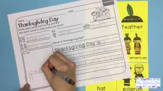 Thanksgiving - Write the Room Writing Prompts