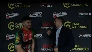 Cage Warriors 146: Milad Ahady Post-fight Interview #mma #cagewarriors