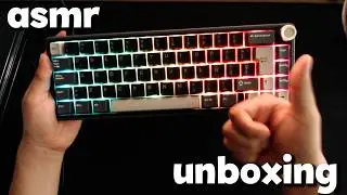 ASMR 😴 UNBOXING de mini TECLADO muy SUAVECITO y BARATO | Royal Kludge R65