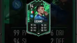 Lozano as a FIFA card #shorts