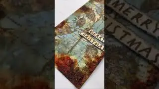 RUST EFFECT on a Mixed Media Tag