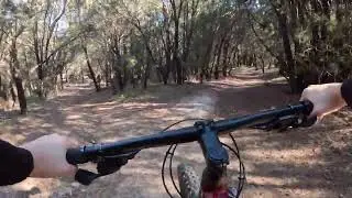 today i stack a big gap jump at kate reed #mtb #crash #gopro #fast