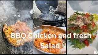 BBQ Chicken and Salad  -  Giuseppe Manzoli