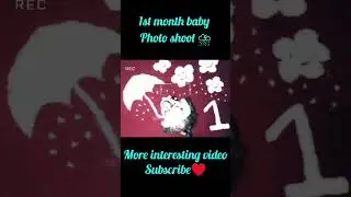 #trendingreels #cutebaby #1 stmonth baby photo shoot #babyphotography #baby photo shot idea