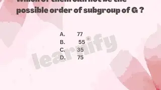 Order of subgroup| Lagrange theorem