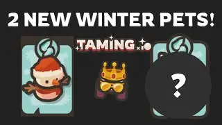 BIG Taming.io Update Today!!  2 NEW Common Winter Pets +MORE!