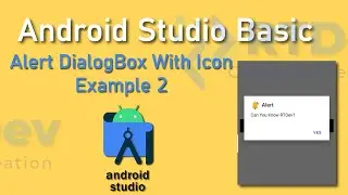 Android Alert Dialog Box Example 2 (With Logo) - Android Studio Tutorial